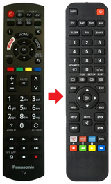TX-32DST606 PANASONIC afstandsbediening - productfoto
