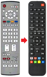 TX-32LX60F PANASONIC afstandsbediening - productfoto
