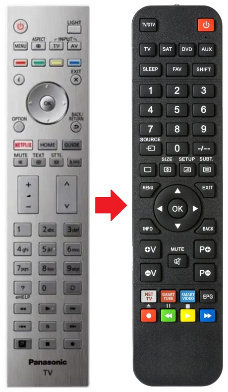 TX-50DXN788 PANASONIC afstandsbediening - productfoto