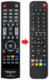 TX-L32C5E PANASONIC afstandsbediening - productfoto