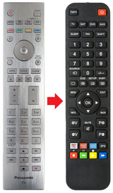 TX58AX800E PANASONIC afstandsbediening - productfoto