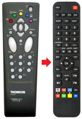 TX807C THOMSON afstandsbediening - productfoto