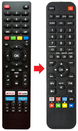 UD55CGH222S GRANDIN afstandsbediening - productfoto