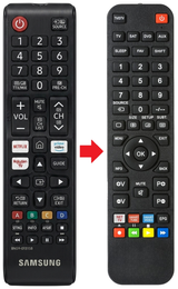 UE32T4302AK SAMSUNG afstandsbediening - vergelijking