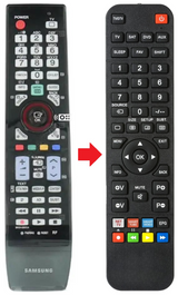 UE40B8100 SAMSUNG afstandsbediening - productfoto