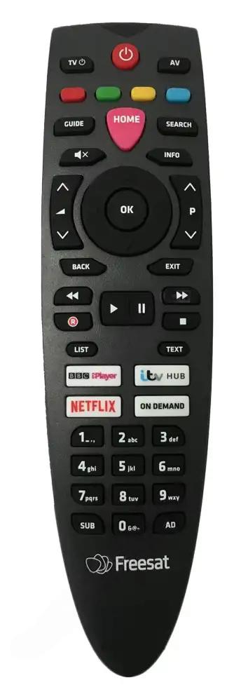 UHD-4X-500 FREESAT afstandsbediening