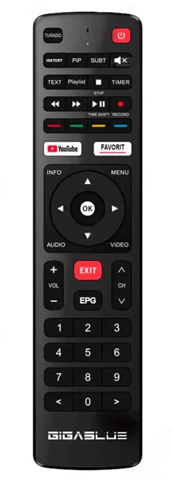 UHD-TRIO-4K-PRO GIGABLUE afstandsbediening