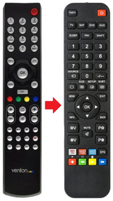 UNIBOX-HD2 VENTON afstandsbediening - productfoto