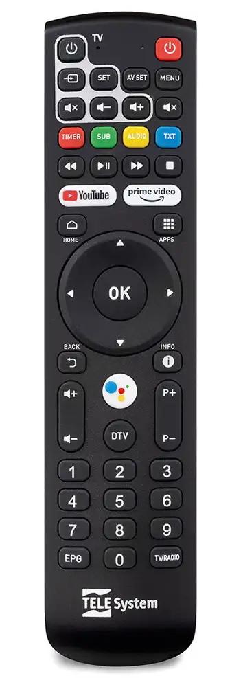 UPT2-4K TELESYSTEM afstandsbediening