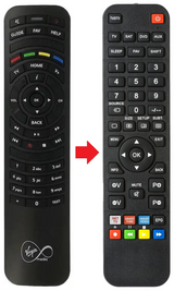 URC174000-04R01 VIRGIN MEDIA afstandsbediening - productfoto