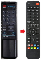 V-BOXII SUPERJACK afstandsbediening - productfoto