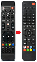 V8-SUPER FREESAT afstandsbediening - productfoto