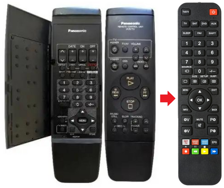 VEQ1658 PANASONIC afstandsbediening - productfoto