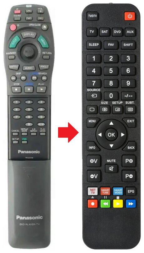 VEQ2248 PANASONIC afstandsbediening - productfoto