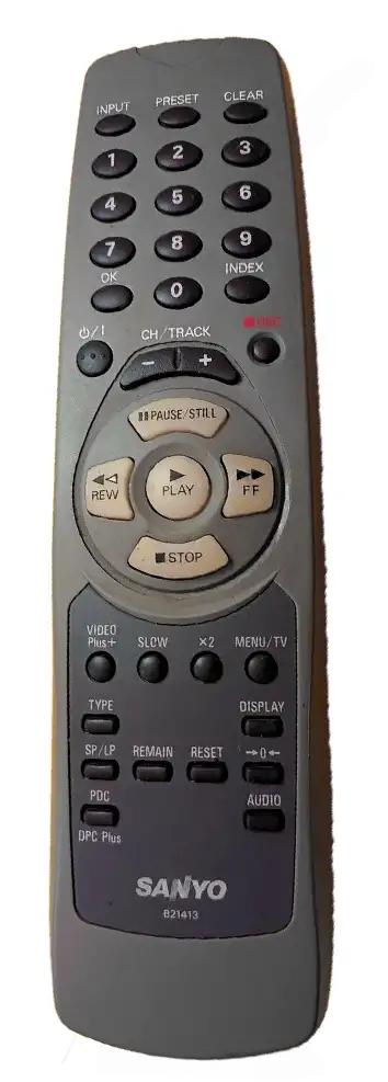 VHR-779G SANYO afstandsbediening