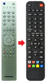 VISION632-6930T GRUNDIG afstandsbediening - productfoto
