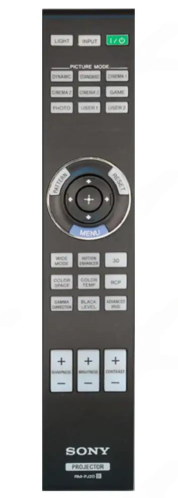 VPL-H30ES SONY afstandsbediening