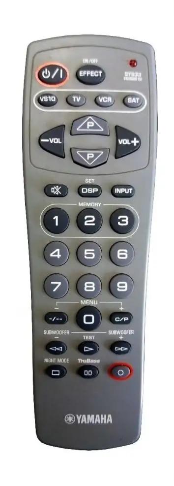 VS-10 YAMAHA afstandsbediening