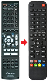 VSX330 PIONEER afstandsbediening - productfoto