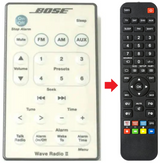 WAVE-RADIO-II BOSE afstandsbediening - productfoto