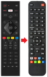 WDTV1240SM WONDER afstandsbediening - productfoto