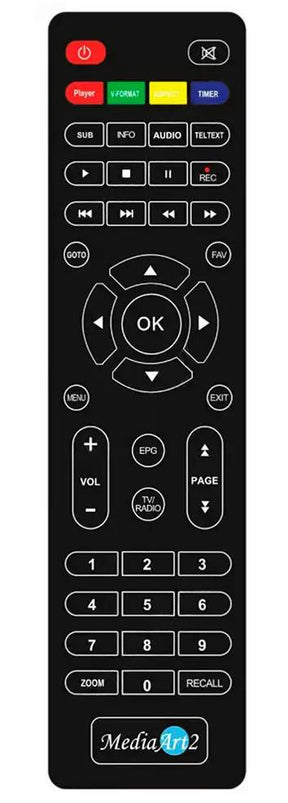 WLAN MEDIAART afstandsbediening