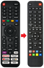 Vervangende AKAI AKTV408QM/W afstandsbediening productfoto