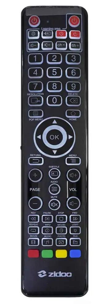 X20-PRO ZIDOO afstandsbediening