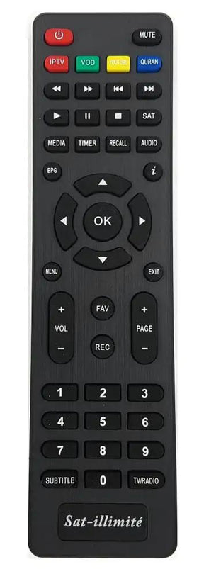 X450-HYPER-MOBILE SAT ILLIMITE afstandsbediening