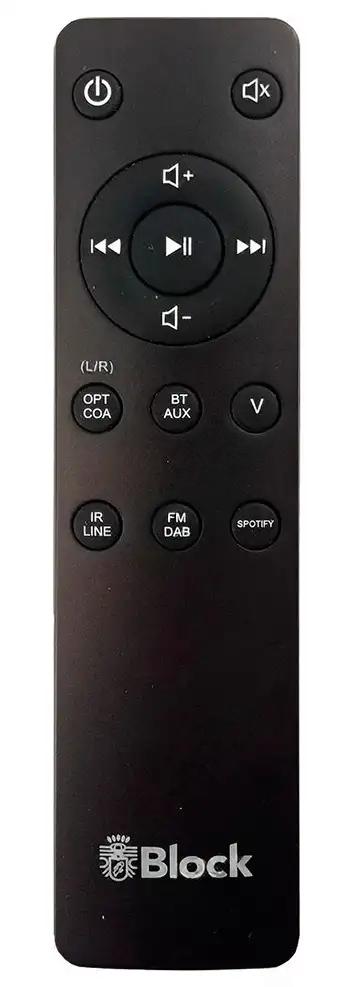XB100 AUDIOBLOCK afstandsbediening