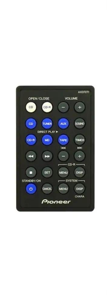 XC-F10 PIONEER afstandsbediening