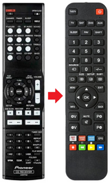 XC-HM82 PIONEER afstandsbediening - productfoto