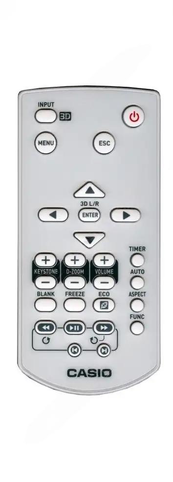 XJ-F10X CASIO afstandsbediening