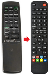 XR-P60C PIONEER afstandsbediening - productfoto