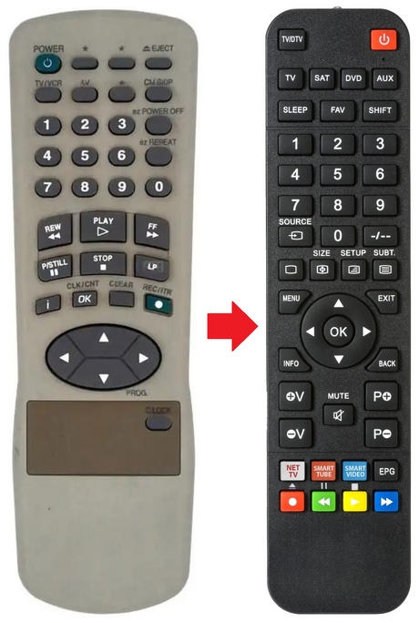 XR630 BLUESKY afstandsbediening - productfoto