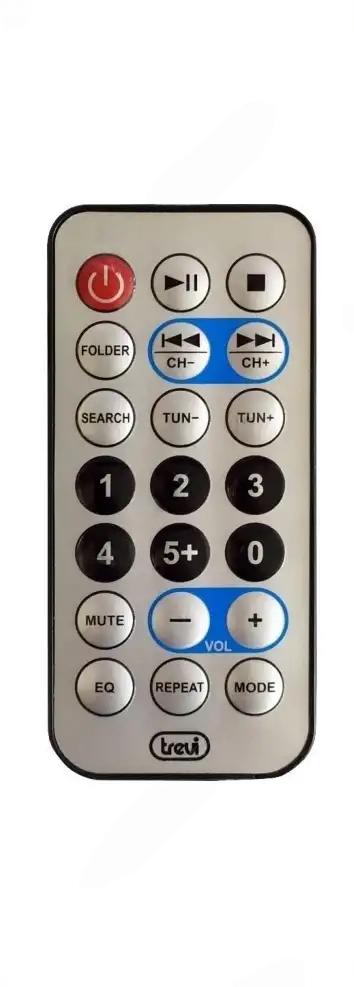 XT104BT TREVI afstandsbediening