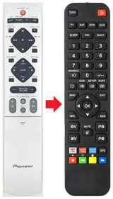 XVDV323 PIONEER afstandsbediening - productfoto