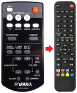 YAS-306 YAMAHA afstandsbediening - productfoto