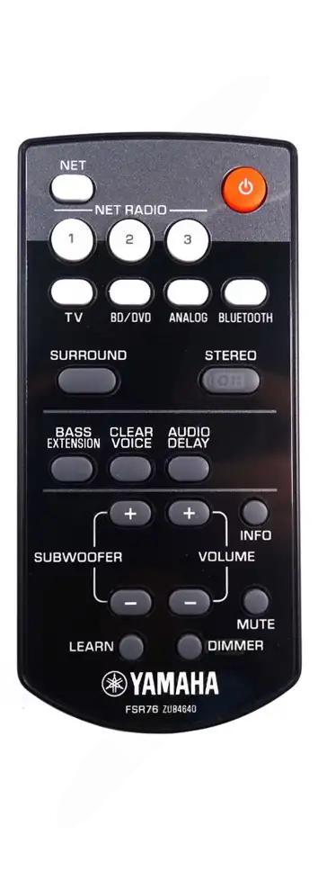 YAS-306 YAMAHA afstandsbediening