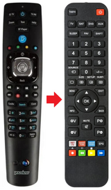 YOUVIEW BT afstandsbediening - productfoto