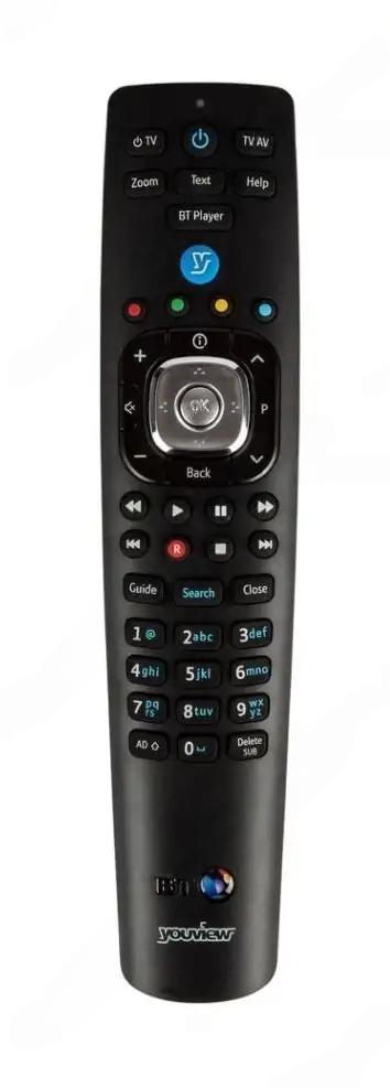 YOUVIEW BT afstandsbediening