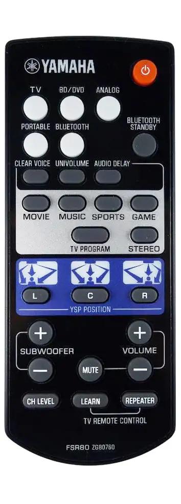 YSP-1400 YAMAHA afstandsbediening