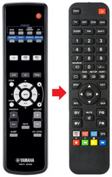 YSP-2200 YAMAHA afstandsbediening - productfoto