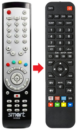 ZAPPIX-HD SMART afstandsbediening - productfoto