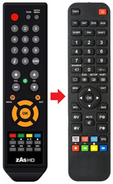 ZAS-HD TELEVES afstandsbediening - productfoto