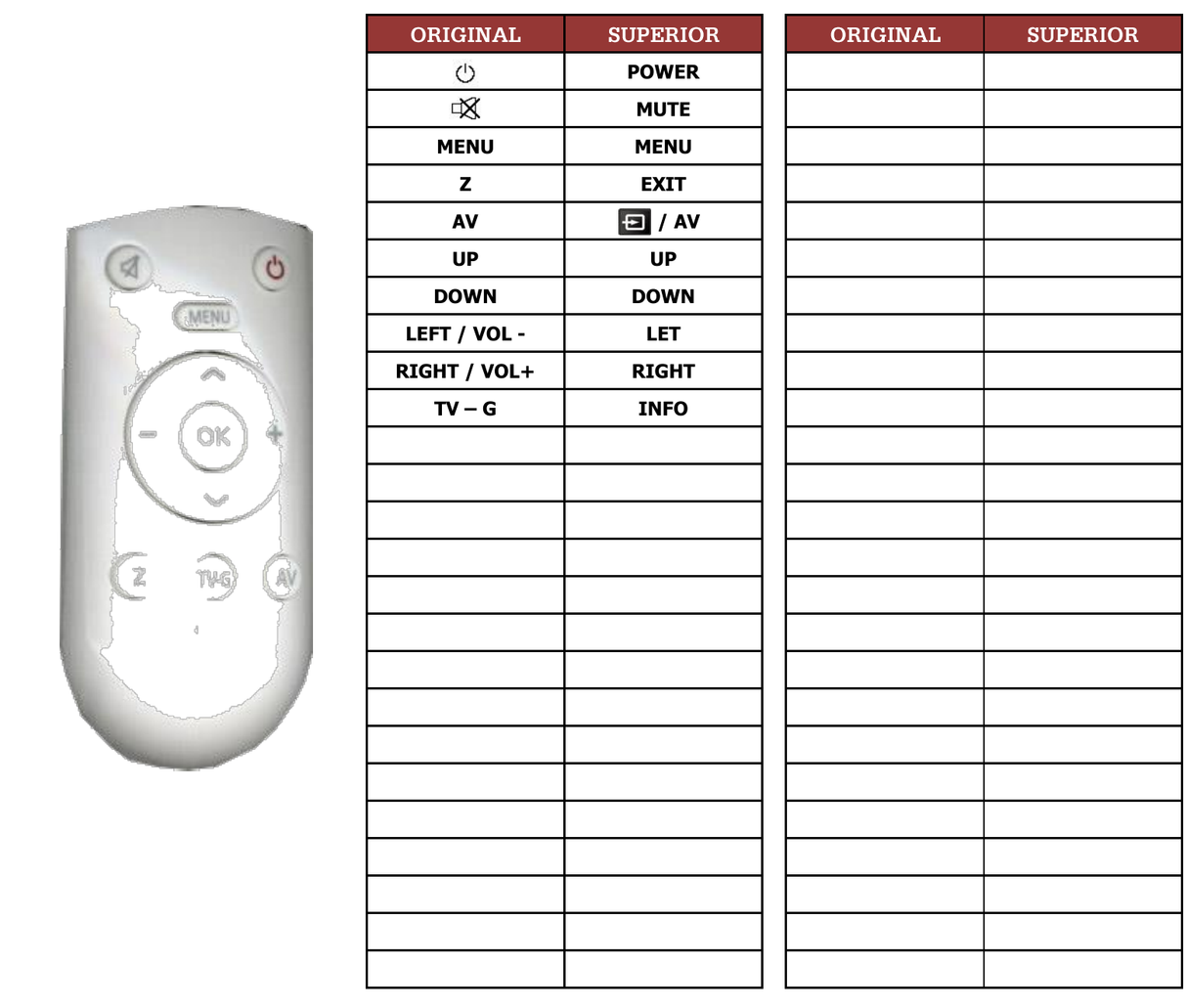 Superior key assignment PDF LEEMAX19 WHITE